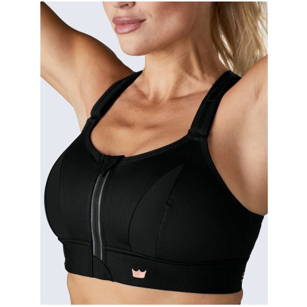 SHEFIT Ultimate Sports Bra - Size 6Luxe - Black